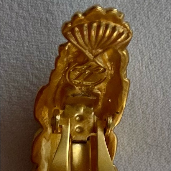 Vintage Karl Lagerfeld Clip on Earrings - Picture 12 of 16
